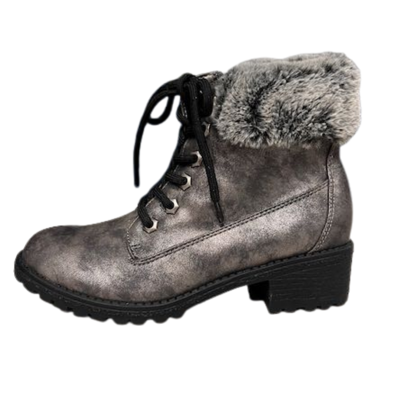 Mia Kids Faux-Fur Heeled Boot