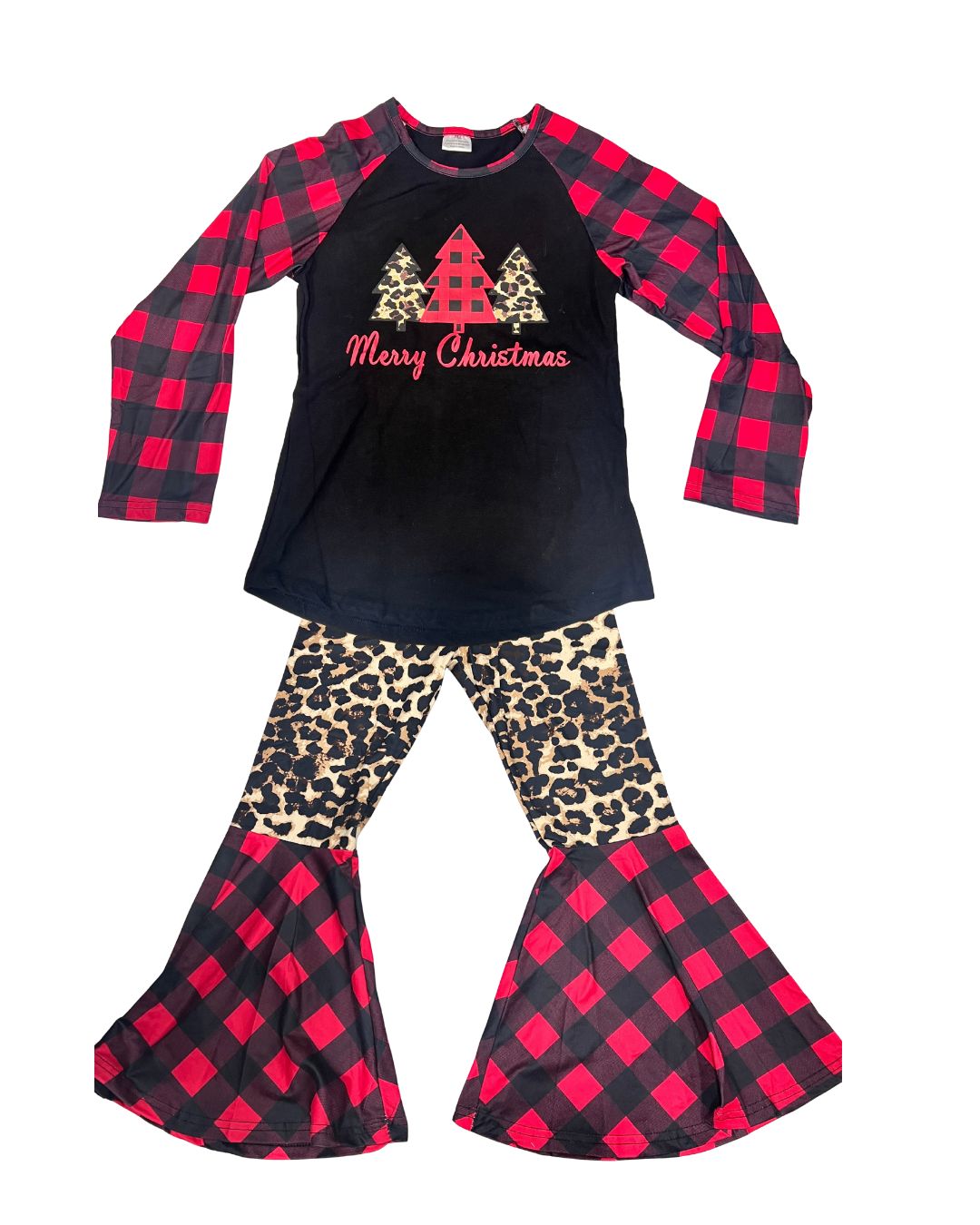 Christmas Tree Long-Sleeved 2 Piece Set Kids