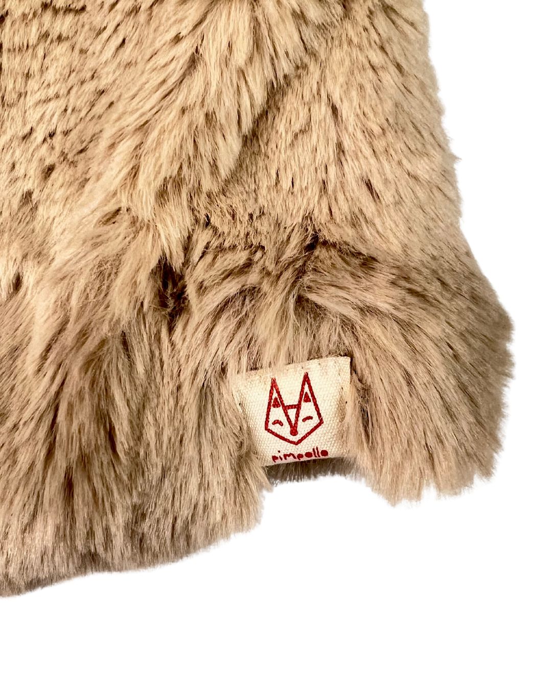 Pimpollo Kids Faux Fur Vest for Girls - Light Pink