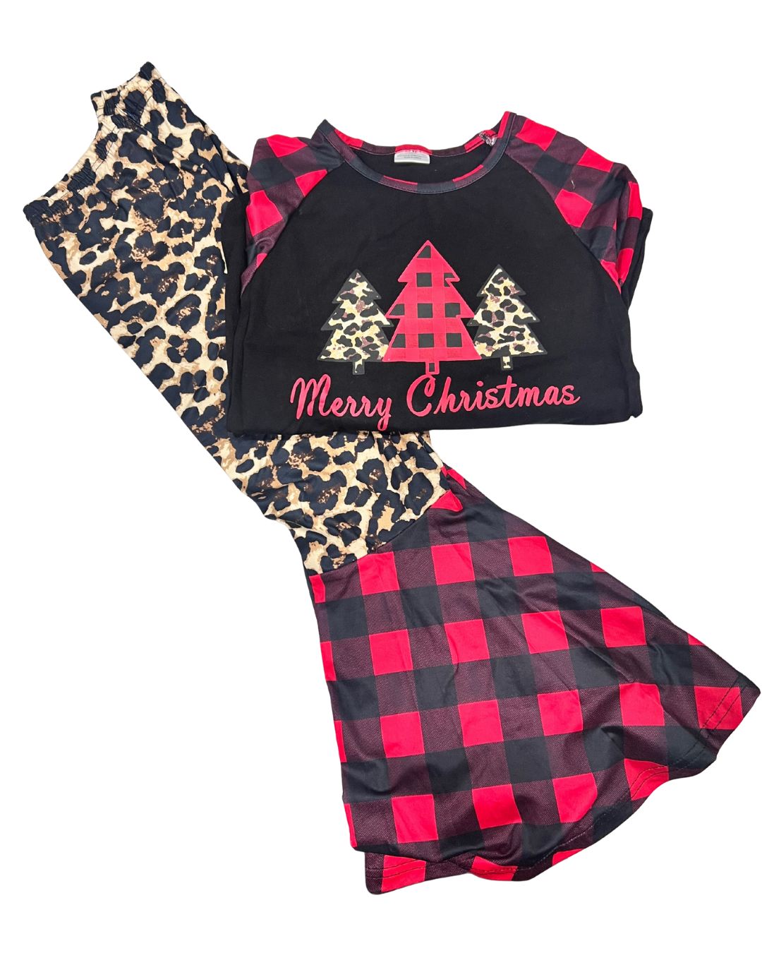 Christmas Tree Long-Sleeved 2 Piece Set Kids