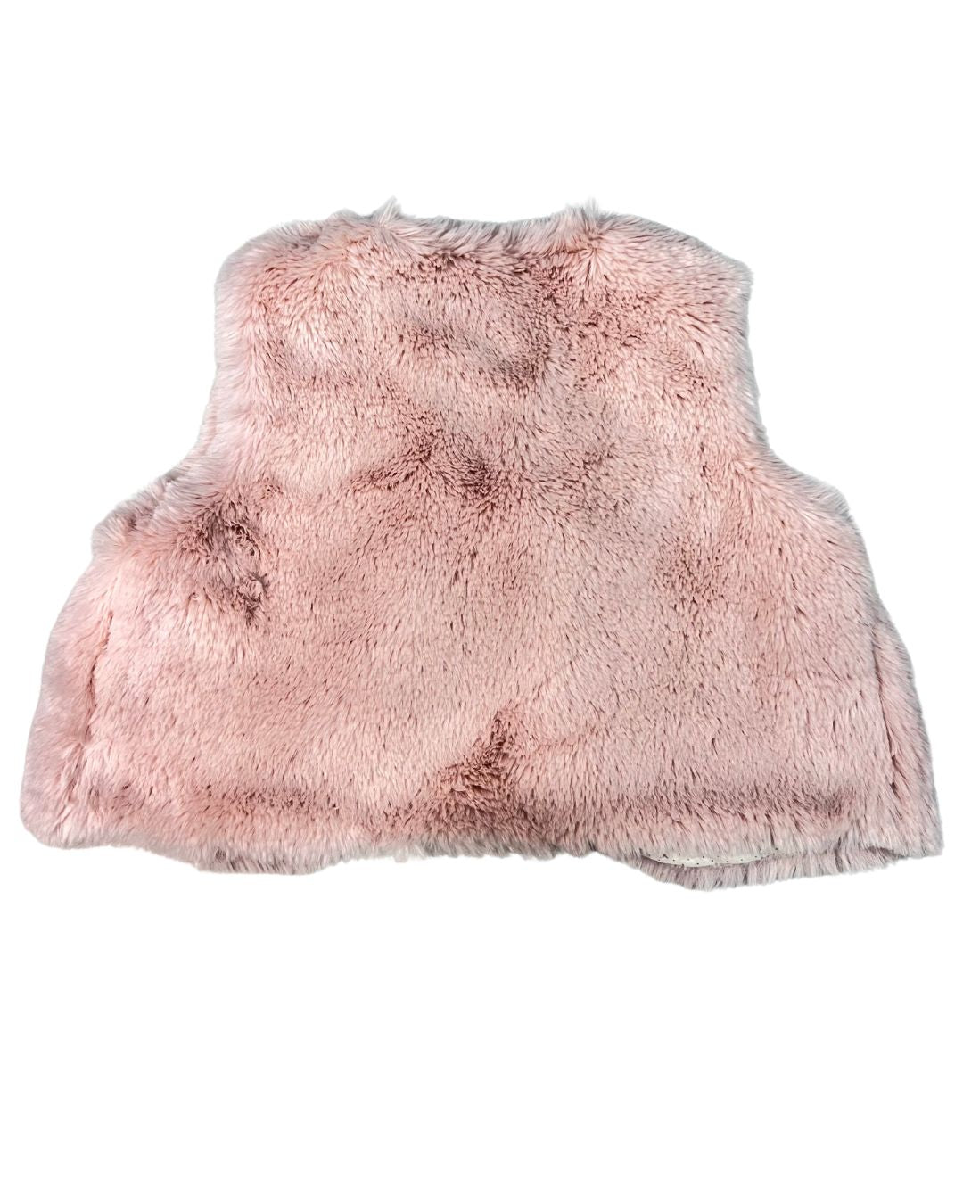 Pimpollo Kids Faux Fur Vest for Girls - Light Pink