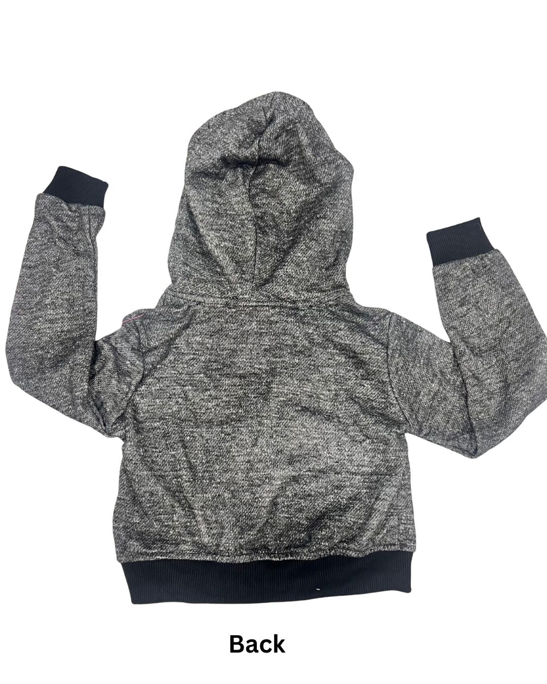 Girls 2 Piece Jogger Set Black & Grey