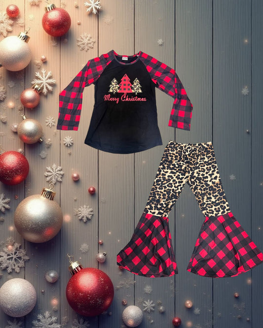 Christmas Tree Long-Sleeved 2 Piece Set Kids