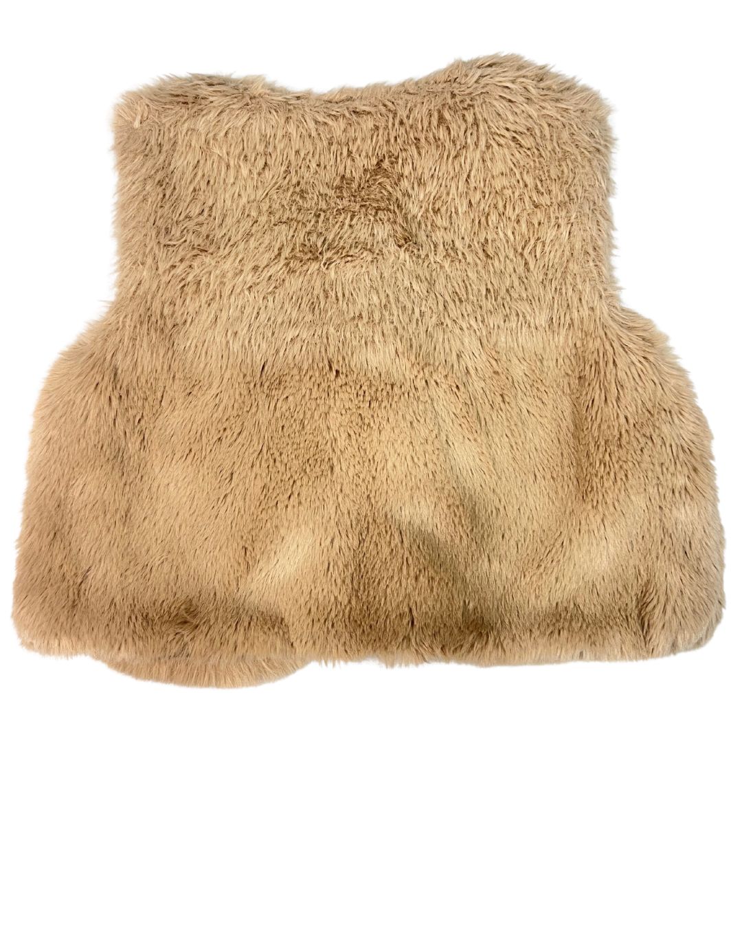 Pimpollo Kids Faux Fur Vest for Girls - Light Pink