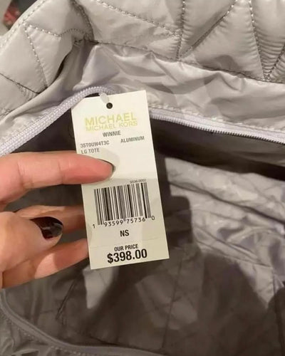 Michael Kors Large Washable Tote Blue