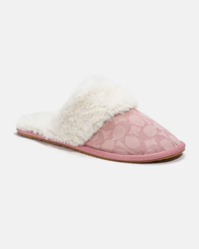 Pink Coach Slippers Womens