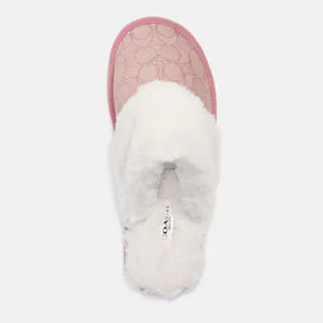 Pink Coach Slippers Womens