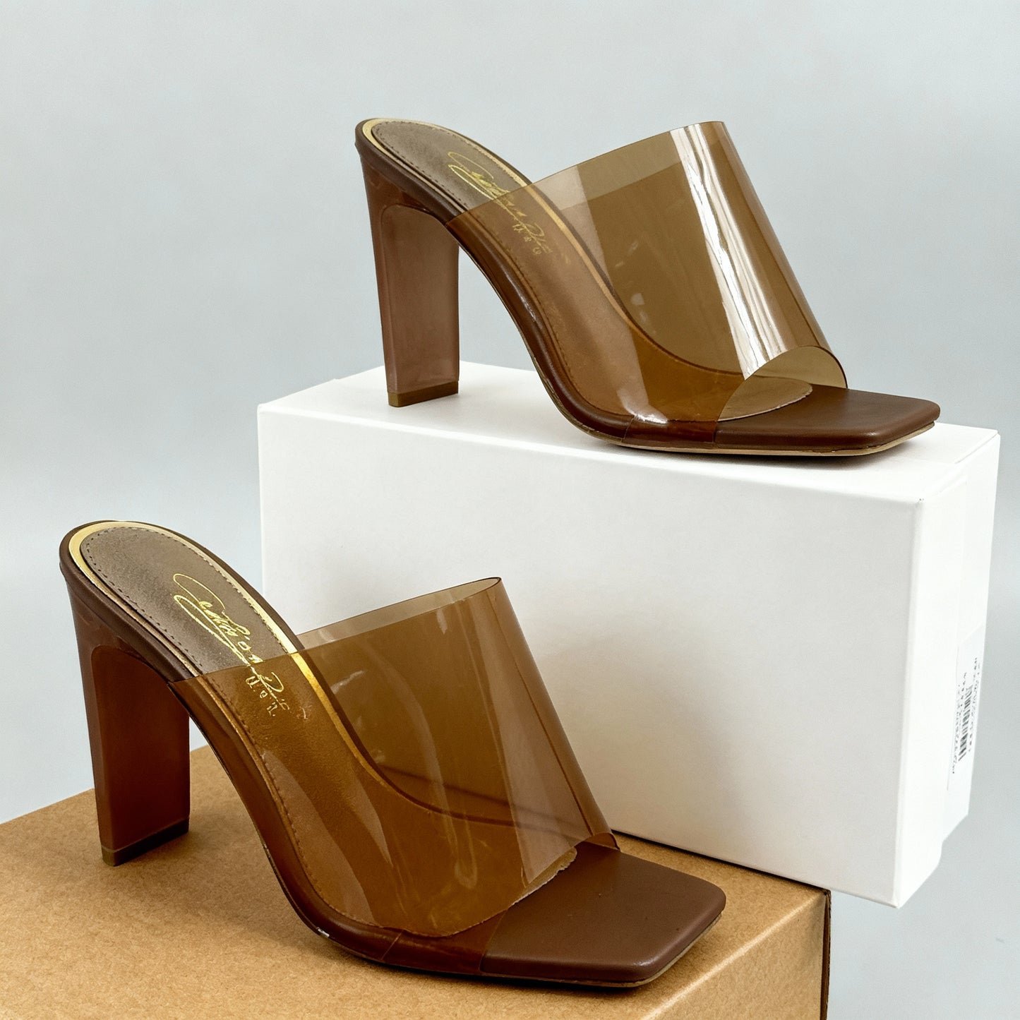 Made You Look Heel Tan