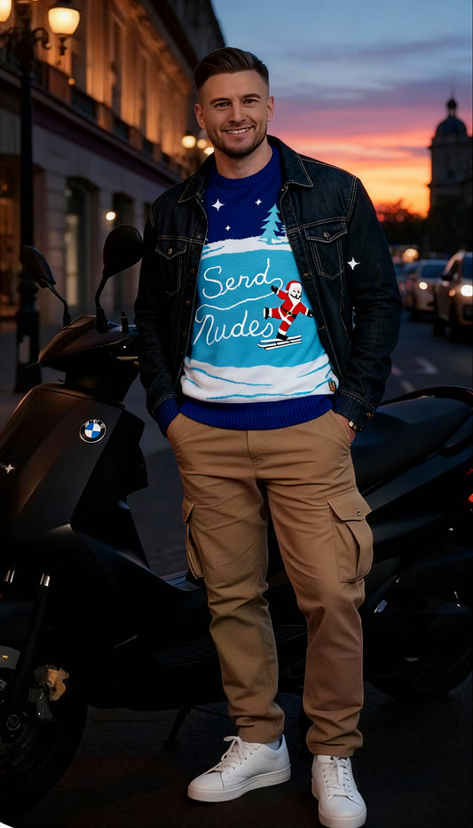 Unisex Send Nudes Funny Christmas Sweater