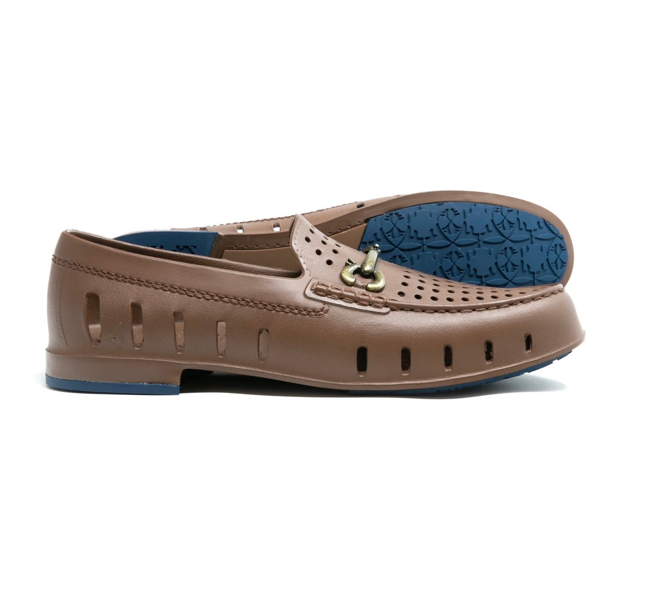Floafers Chairman Bit Driftwood Brown/Sailor Navy